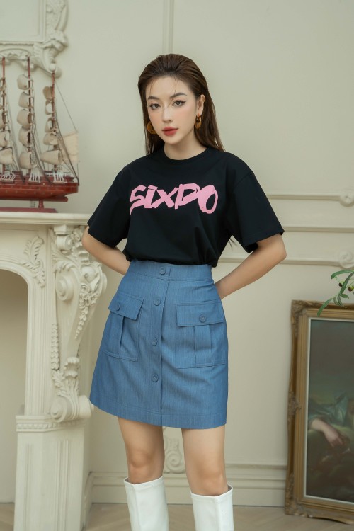 Tshirt With Pink Sixdo