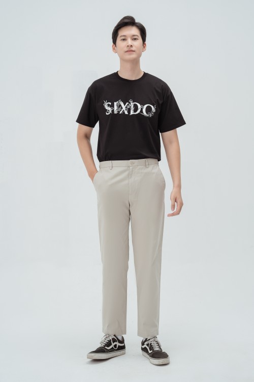 SIXDO Tshirt With Flower For Man