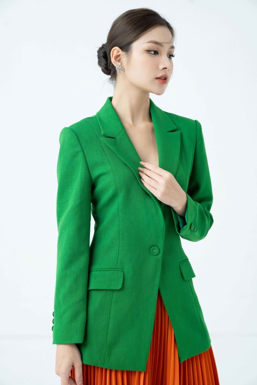 Green Woven Vest (Áo vest)