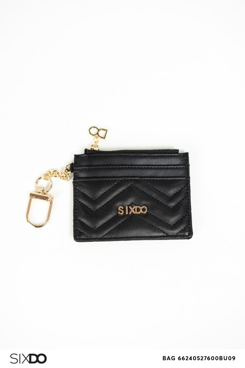 Black Zipper Cardholder