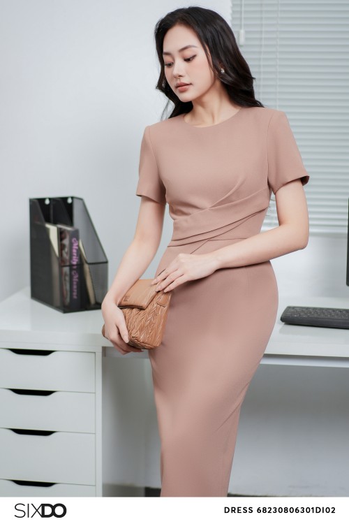 Sixdo Midi Woven Dress