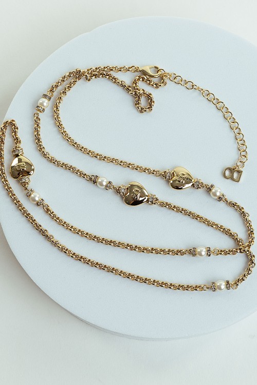 Mini Heart Chain Necklace
