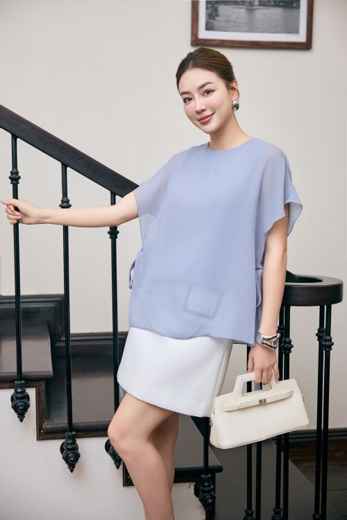 Batwing Chiffon Top