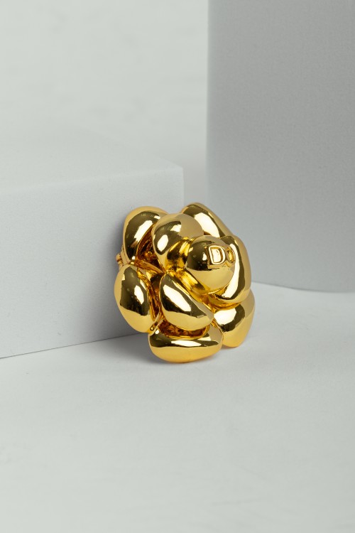 Golden Fower Brooch