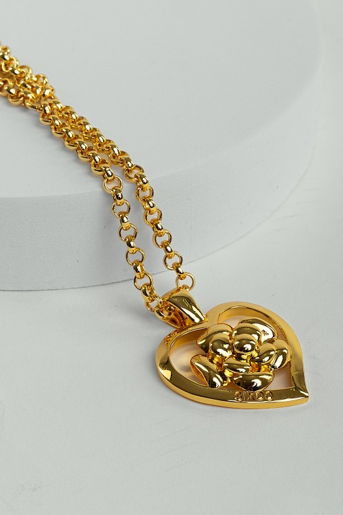 Golden Six Heart Metal Belt