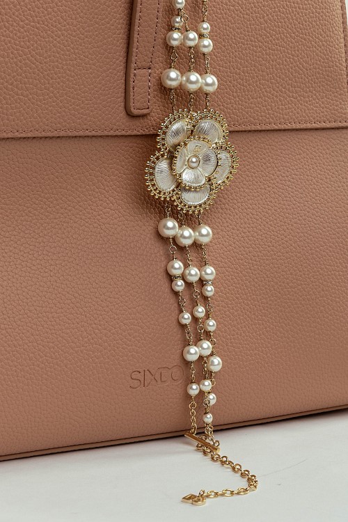 Triple Layer White Pearl Necklace