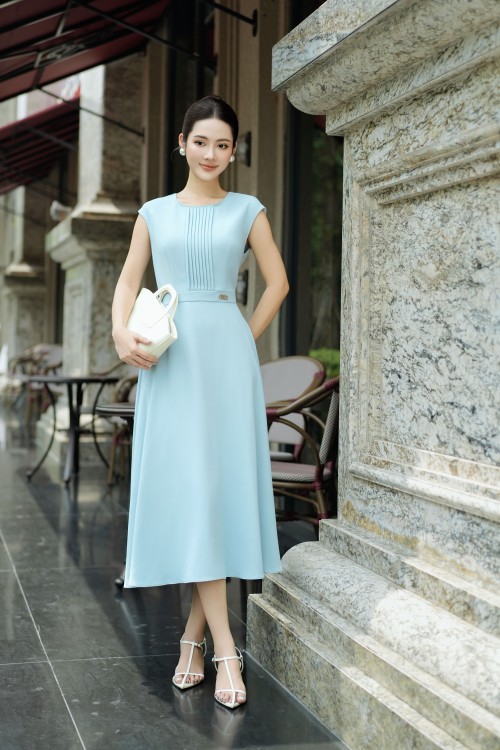 Sixdo Woven Flared Dress