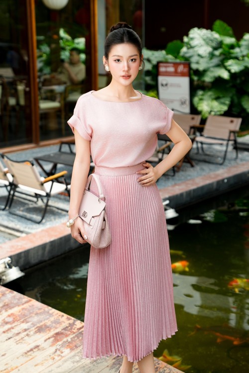 Brocade Flared Skirt