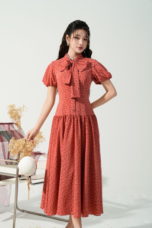 Woven Flared Dress 1