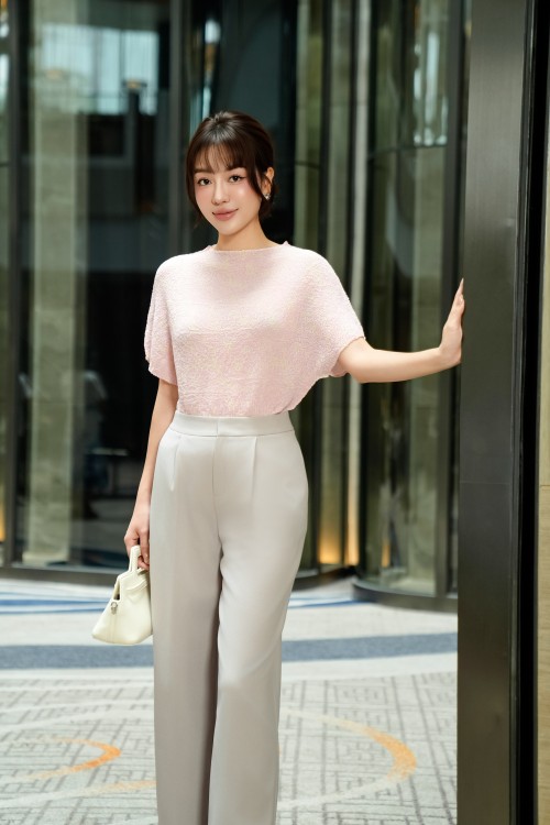 Light Pink Woven Blouse