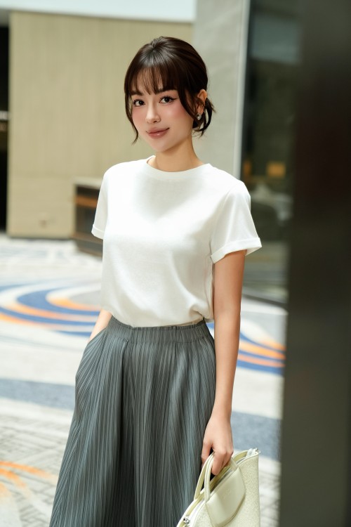 White Cotton Tshirt