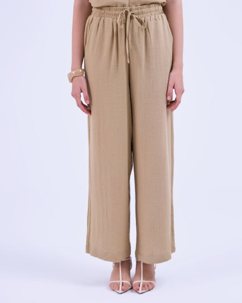SIXDO G-Beige Cotton Loose Pants