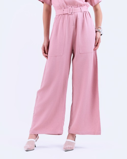 SIXDO G-Pink Woven Jumpsuit Long