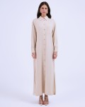 SIXDO G-Beige Woven Loose Dress
