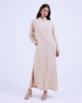 SIXDO G-Beige Woven Loose Dress