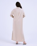 SIXDO G-Beige Woven Loose Dress