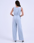 SIXDO G-Blue Woven Jumpsuit Long L
