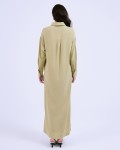 SIXDO G-Green Woven Loose Dress