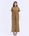 SIXDO G-Green Woven Jumpsuit Long