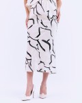 SIXDO G-White Printed Woven Loose Dress