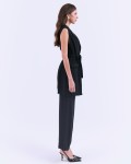 SIXDO G-Black Woven Jumpsuit