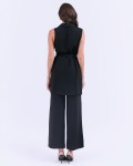 SIXDO G-Black Woven Jumpsuit