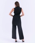 SIXDO G-Black Woven Jumpsuit