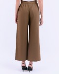 SIXDO G-Khaki Knot-Side Woven Loose Pants