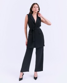 SIXDO G-Black Woven Jumpsuit
